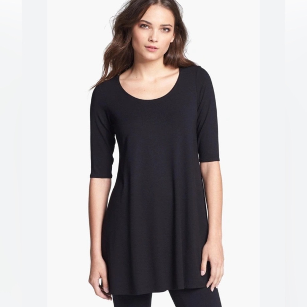 Eileen fisher jersey tunic dress size M